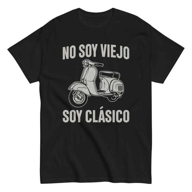 Camisetas: Moto Vespa Clásica No Soy Viejo
