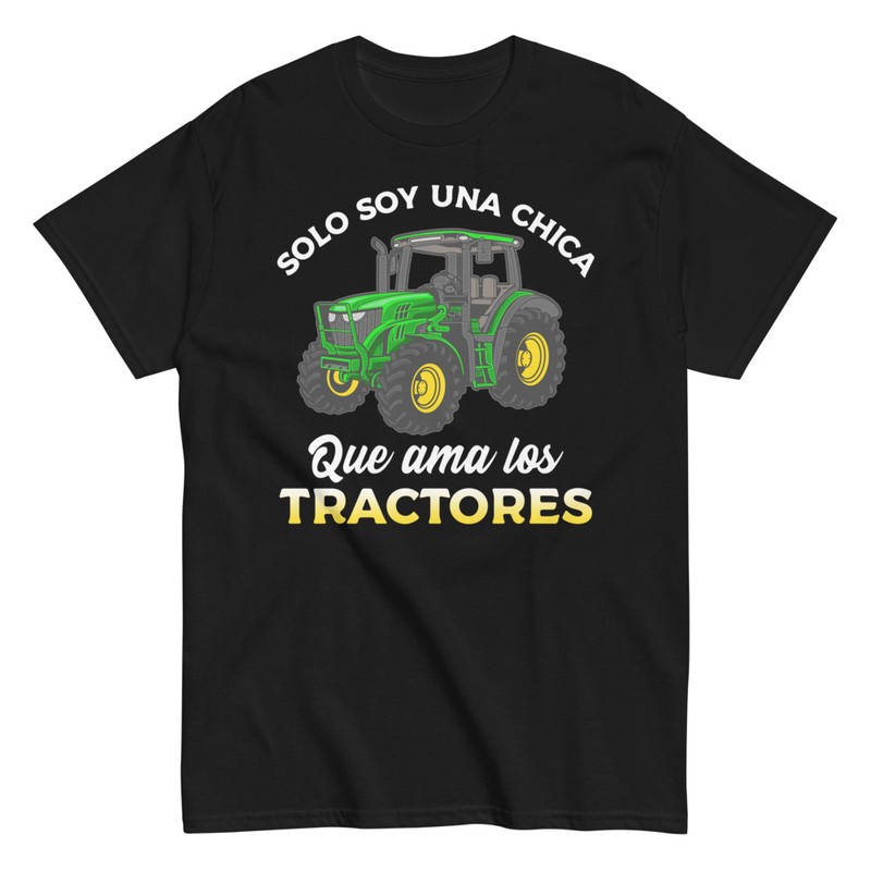 Camisetas: Chica Ama Tractores