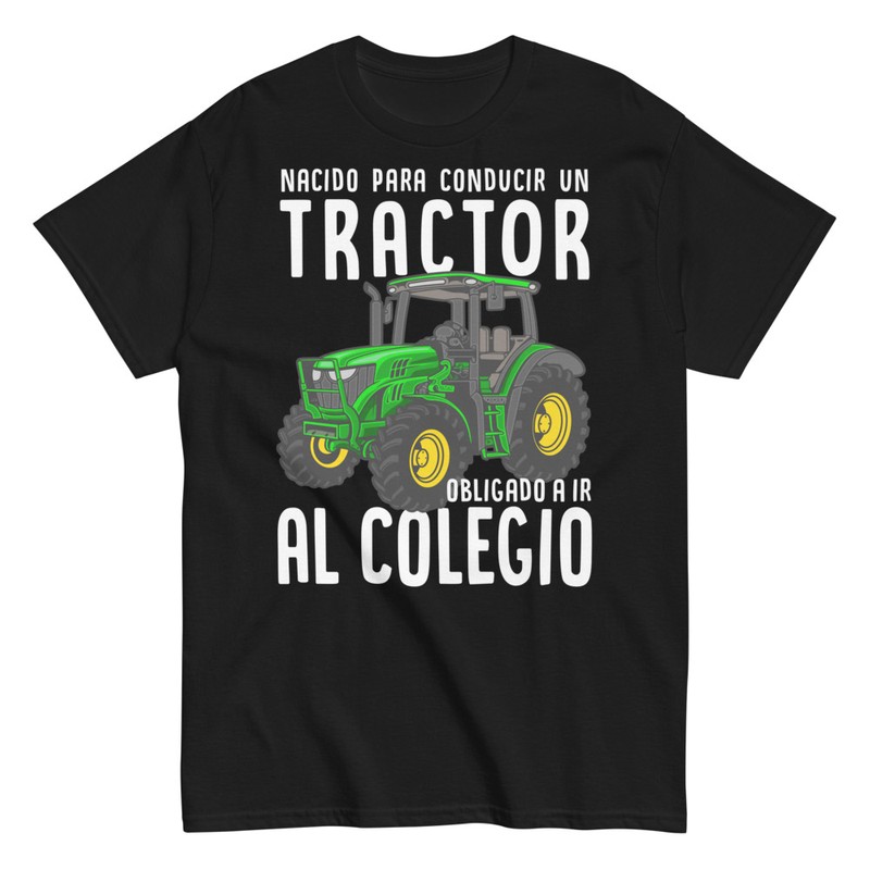 Camisetas: Nacido Para Conducir Tractor