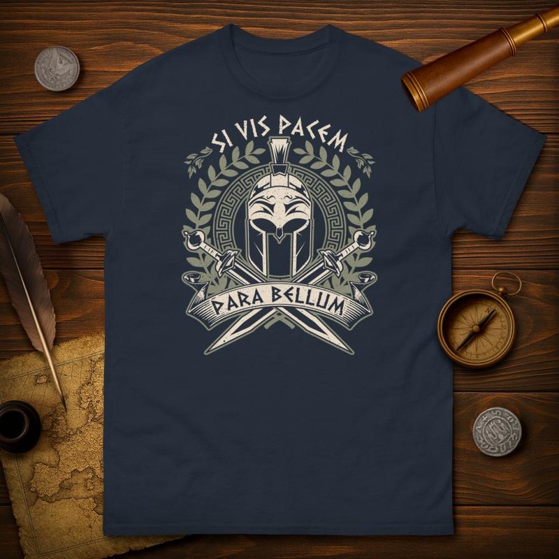 Camisetas: Espartano Si Vis Pacem Para Bellum