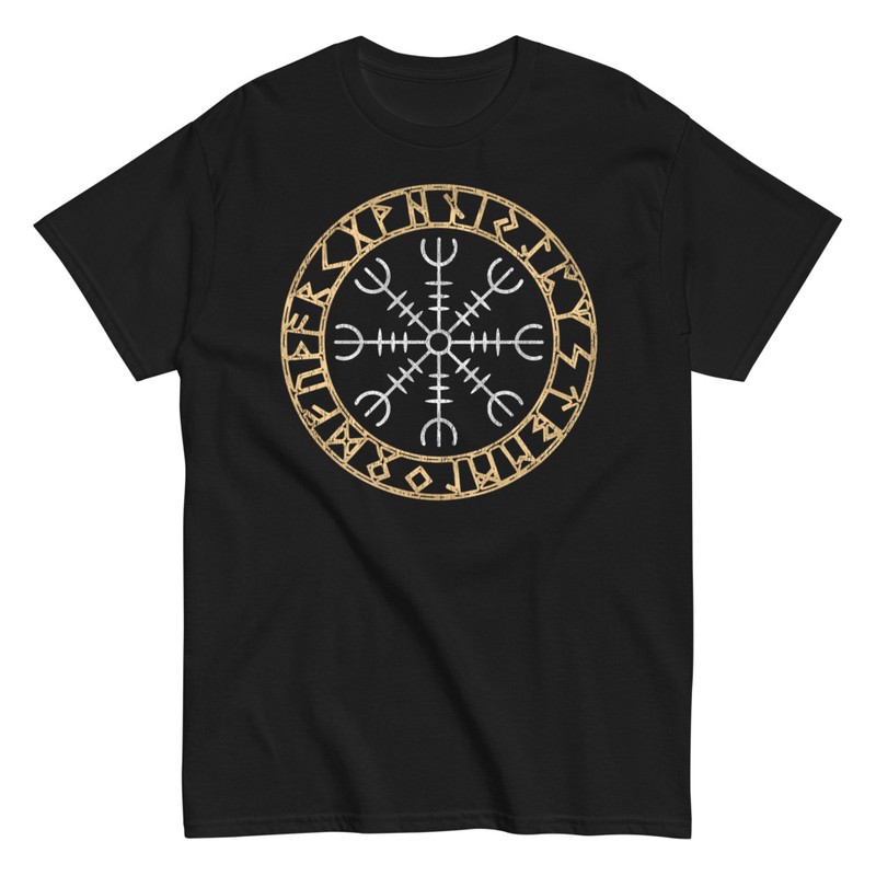 Camisetas: Círculo de Runas Ancestral Vikingo