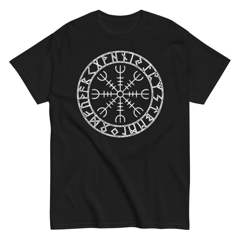 Camisetas: Círculo Tribal de Runas Vikingas