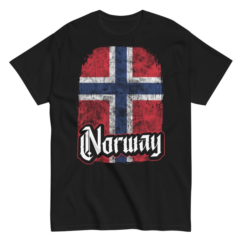 Camisetas: Bandera de Noruega Vikinga