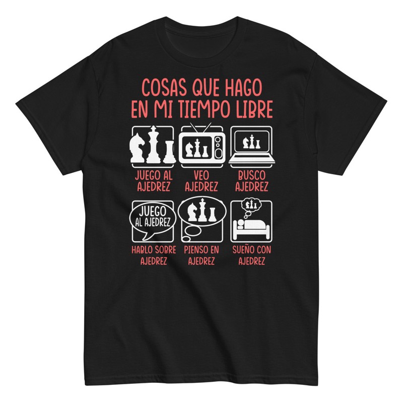 Camisetas: Actividades de Ajedrez en Tiempo Libre