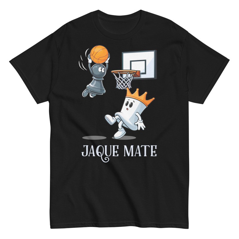 Camisetas: Jaque Mate Ajedrez y Baloncesto