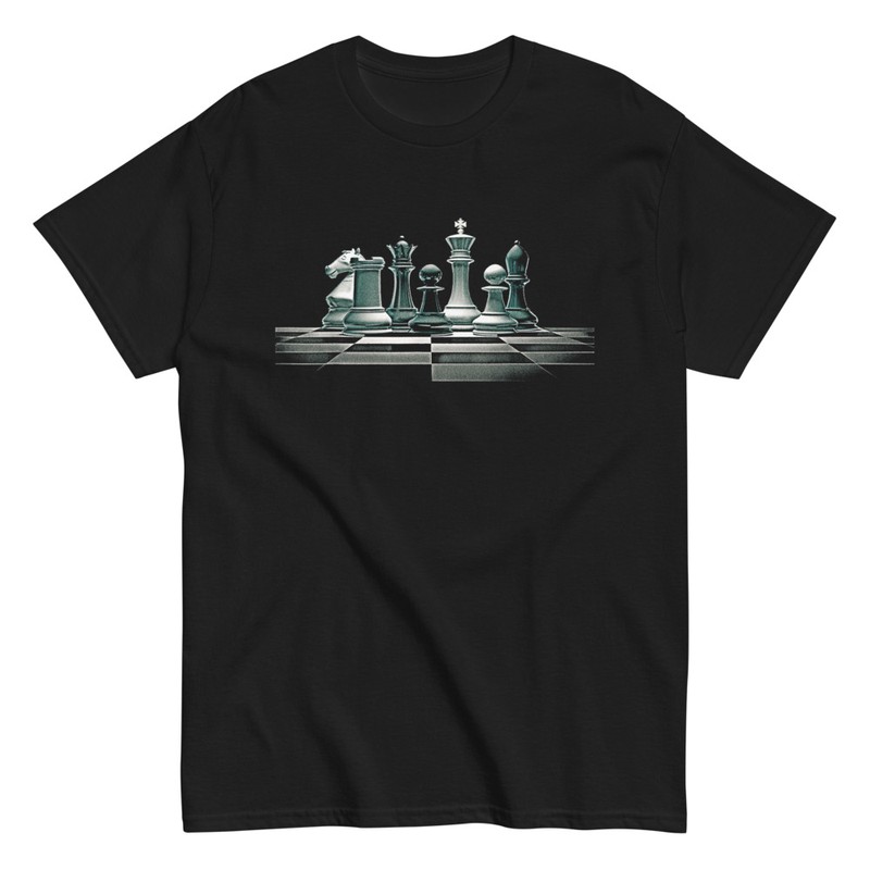 Camisetas: Tablero y Piezas de Ajedrez