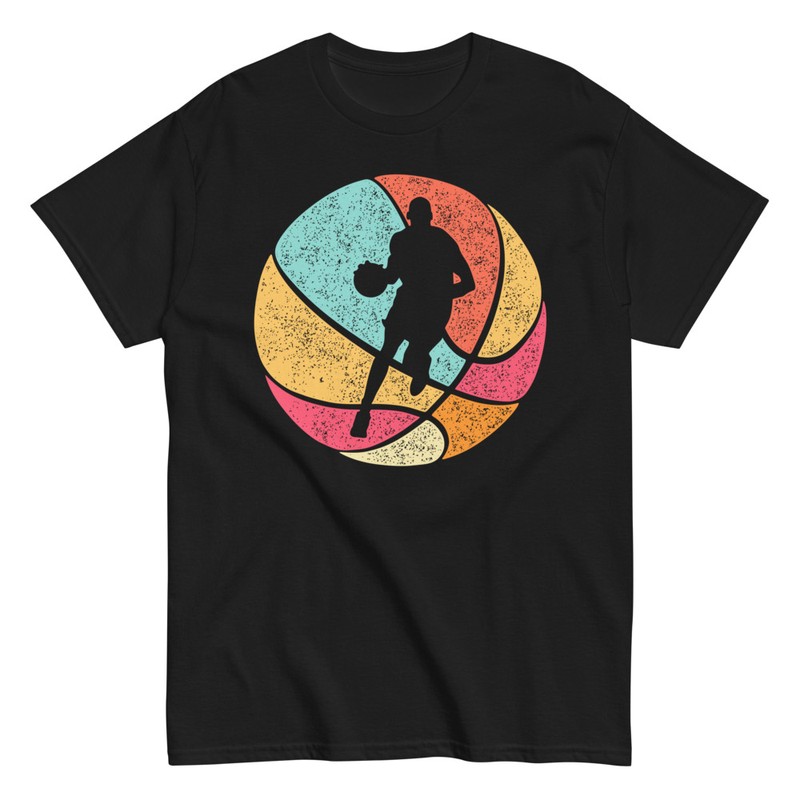 Camisetas: Silueta Jordan y Balón Vintage