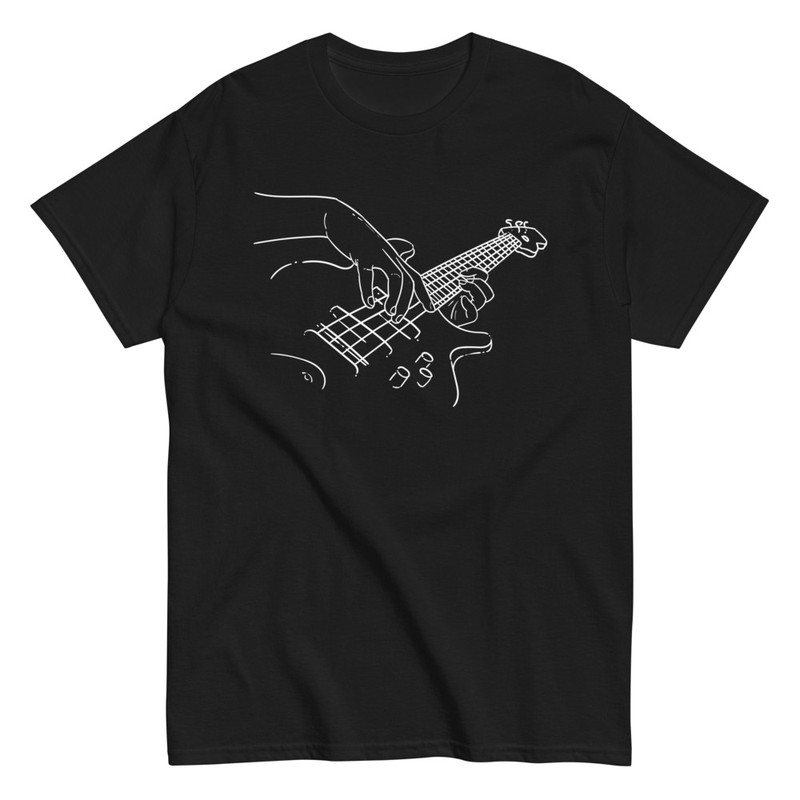 Camisetas: Boceto Detalle Guitarrista Rock