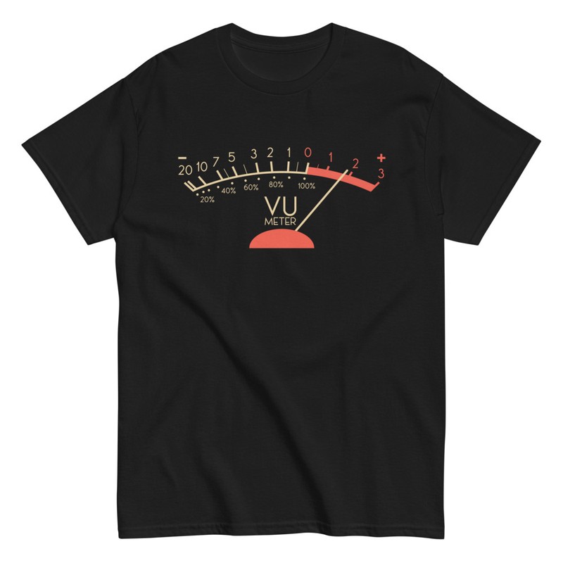 Camisetas: Medidor VU Sonido Rock