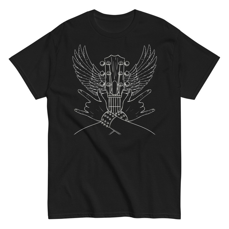 Camisetas: Guitarra Alada Rockera