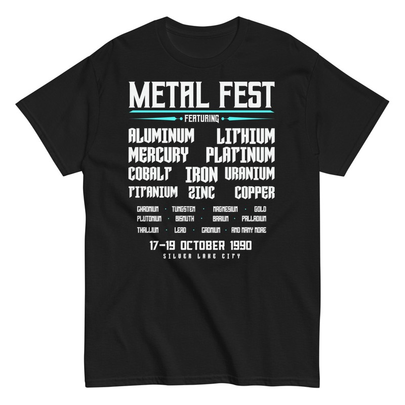 Camisetas: Cartel Concierto Metales Pesados