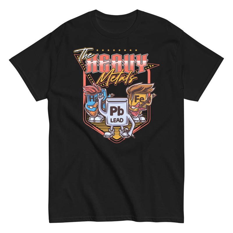Camisetas: Banda The Heavy Metals Química