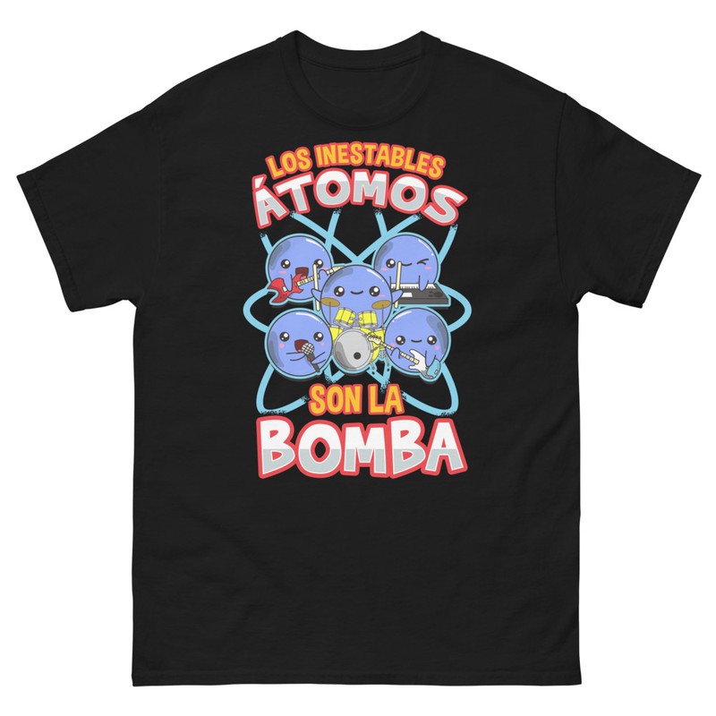 Camisetas: Banda Rock Átomos Inestables