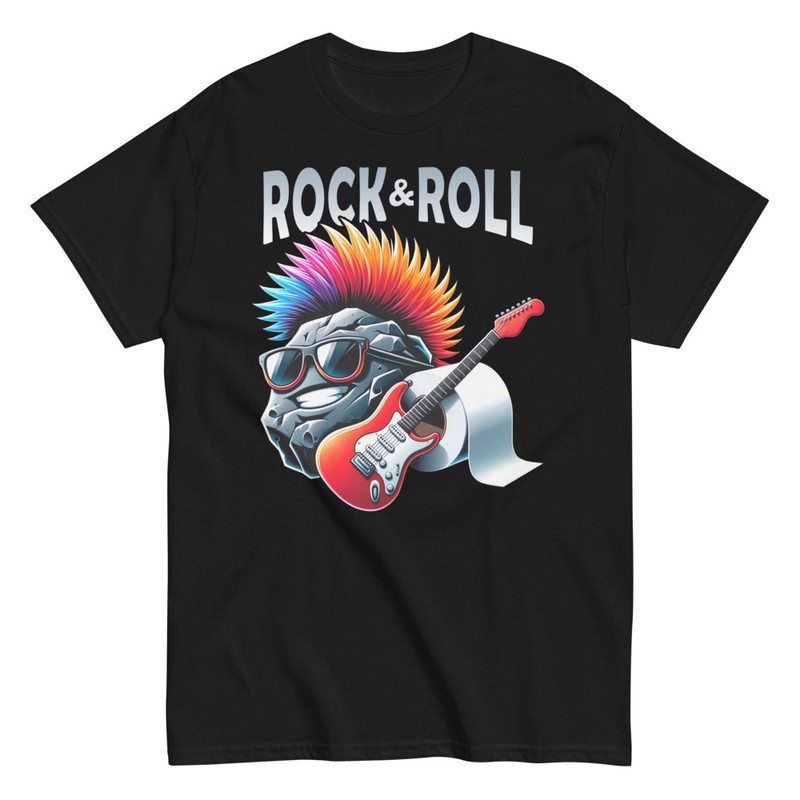 Camisetas: Roca Punk Rock & Roll Divertida