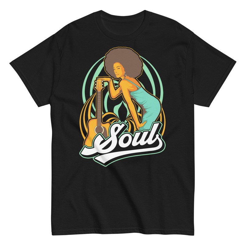 Camisetas: Chica Afro Vintage Soul