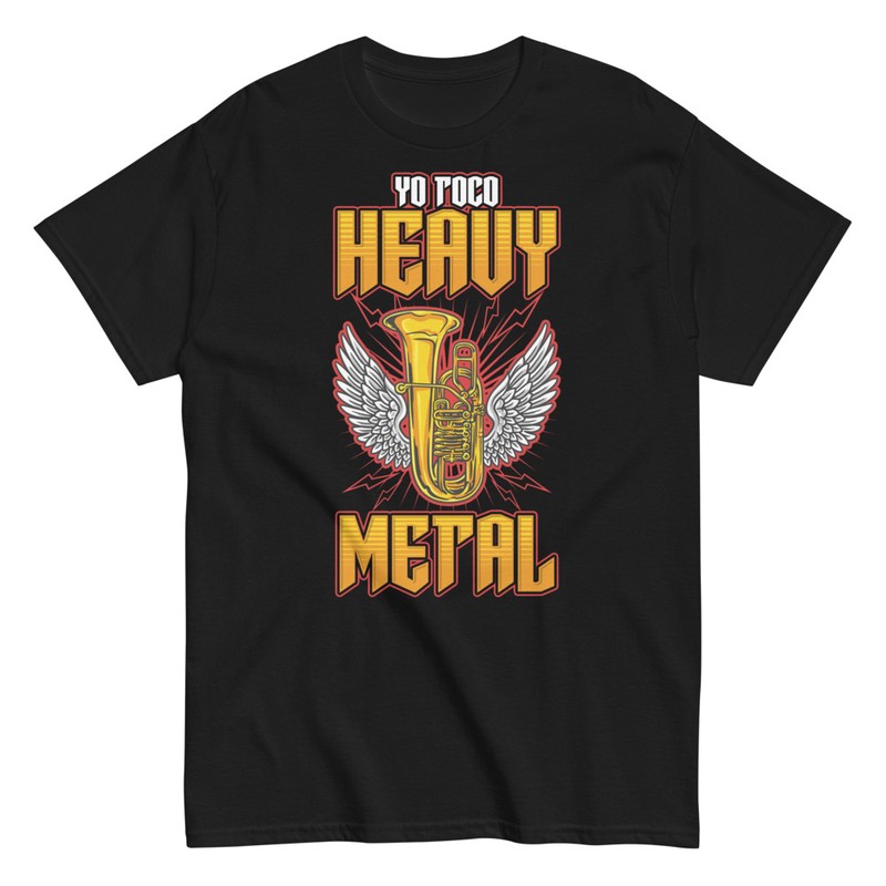 Camisetas: Tuba Heavy Metal Músico