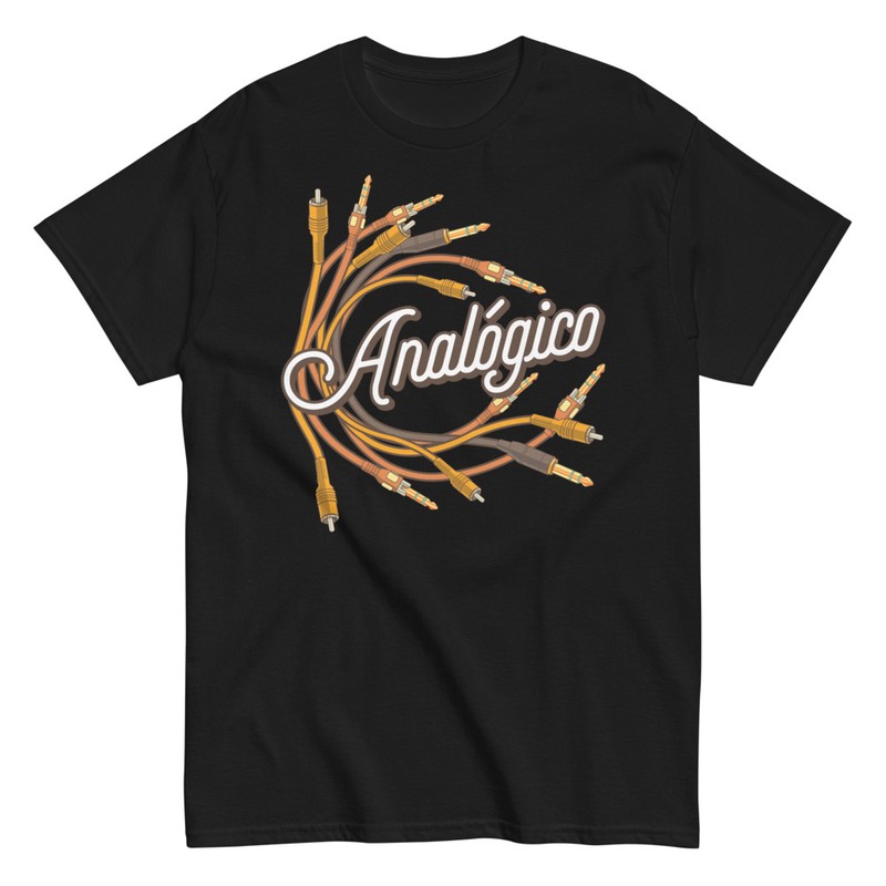 Camisetas: Cables de Audio Analógico Retro