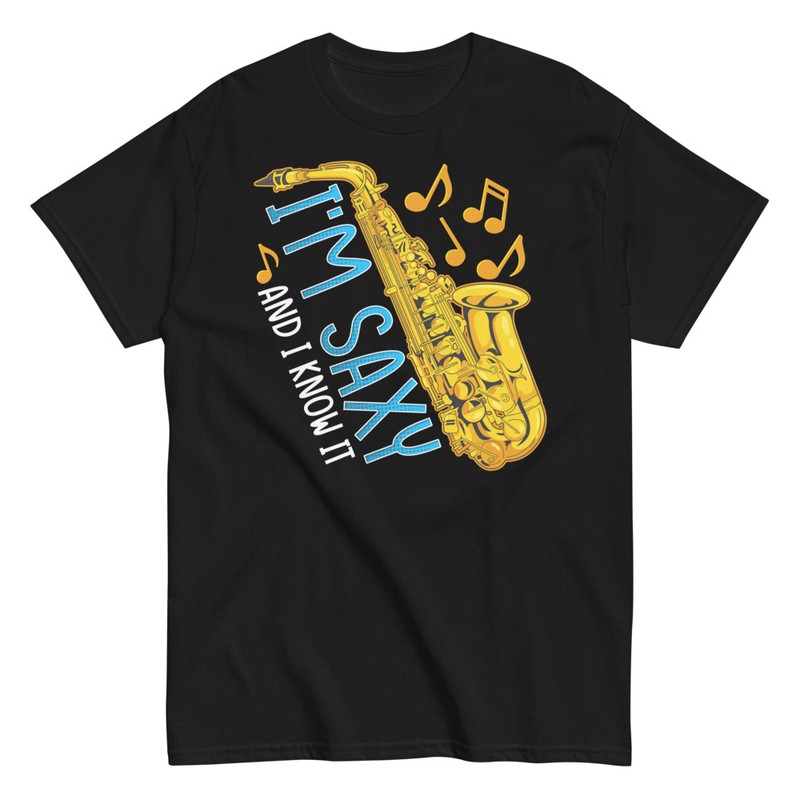 Camisetas: Saxofón I'm Saxy y Jazz