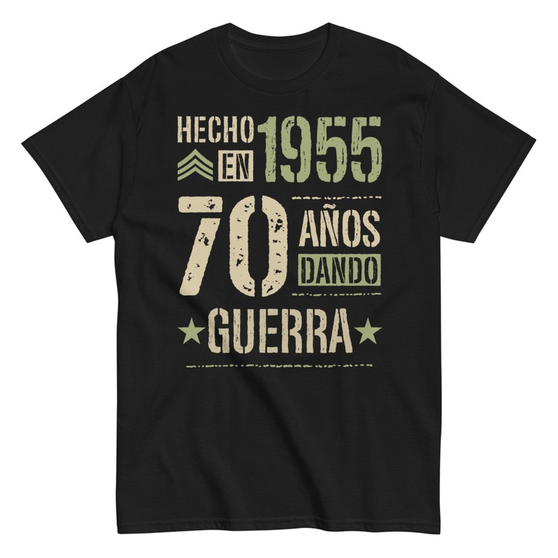 Camisetas: Camiseta Regalo 70 Cumpleaños Hecho en 1955 70 Año