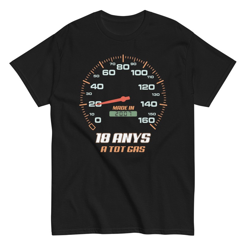Camisetas: 18 Aniversari 18 Anys a Tot Gas