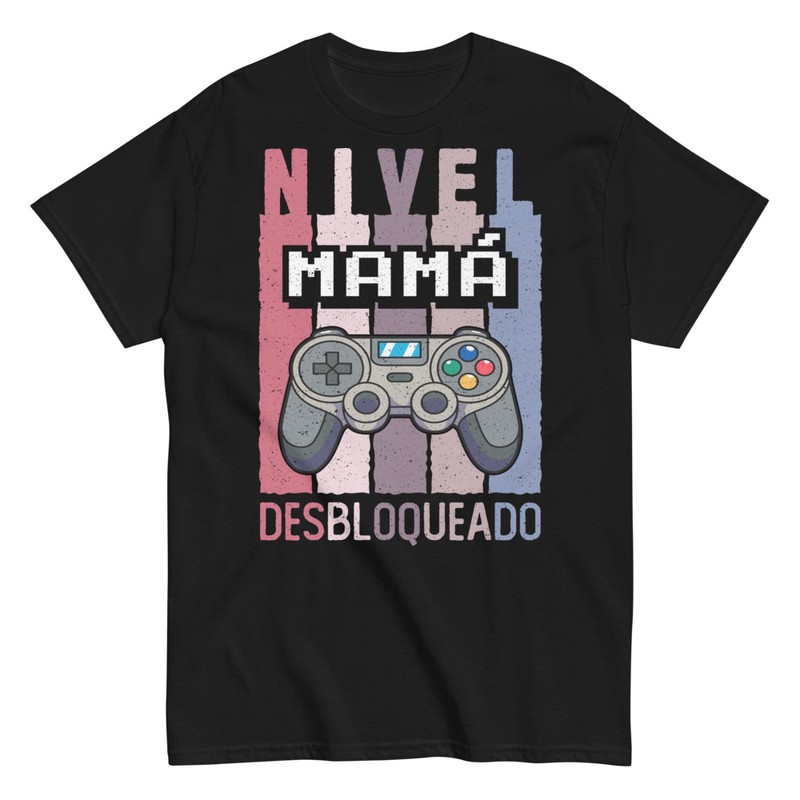 Camisetas: Camiseta Nivel Mamá Desbloqueado