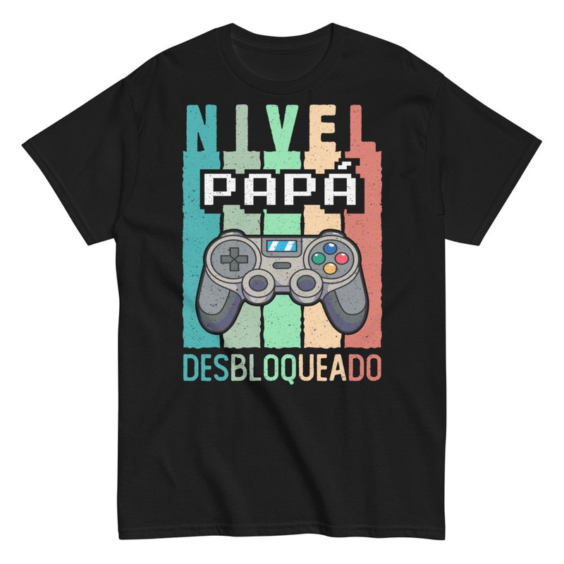 Camisetas: Nivel Papá Desbloqueado Gamer