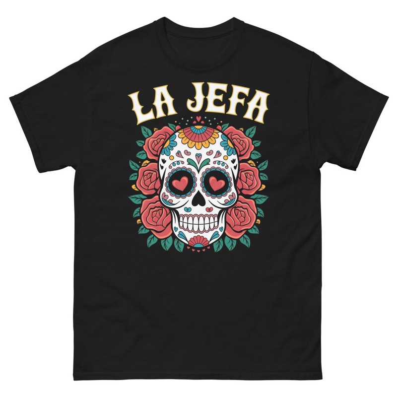 Camisetas: Camiseta La Jefa Sugar Skull
