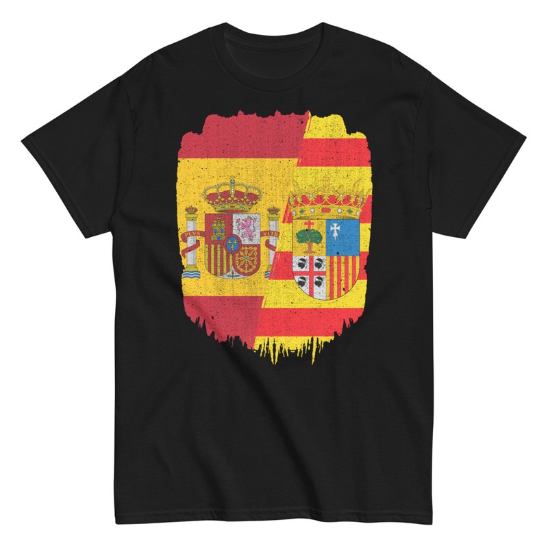 Camisetas: Banderas de España y Aragón
