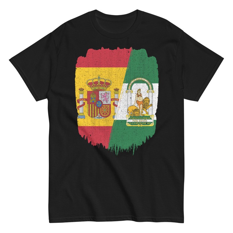 Camisetas: Banderas de España y Andalucía