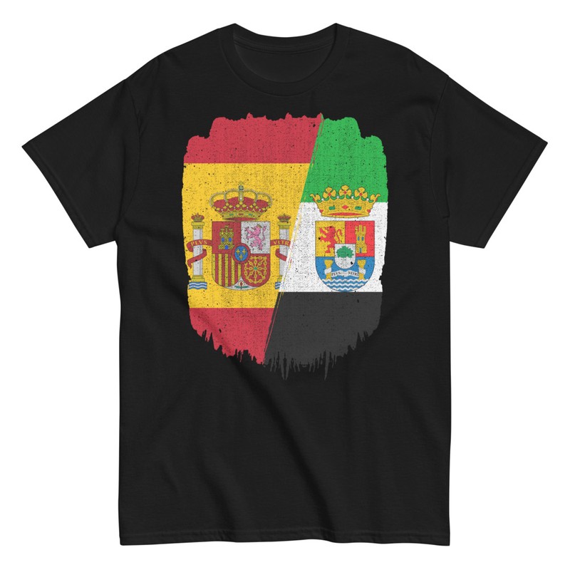 Camisetas: Banderas de España y Extremadura