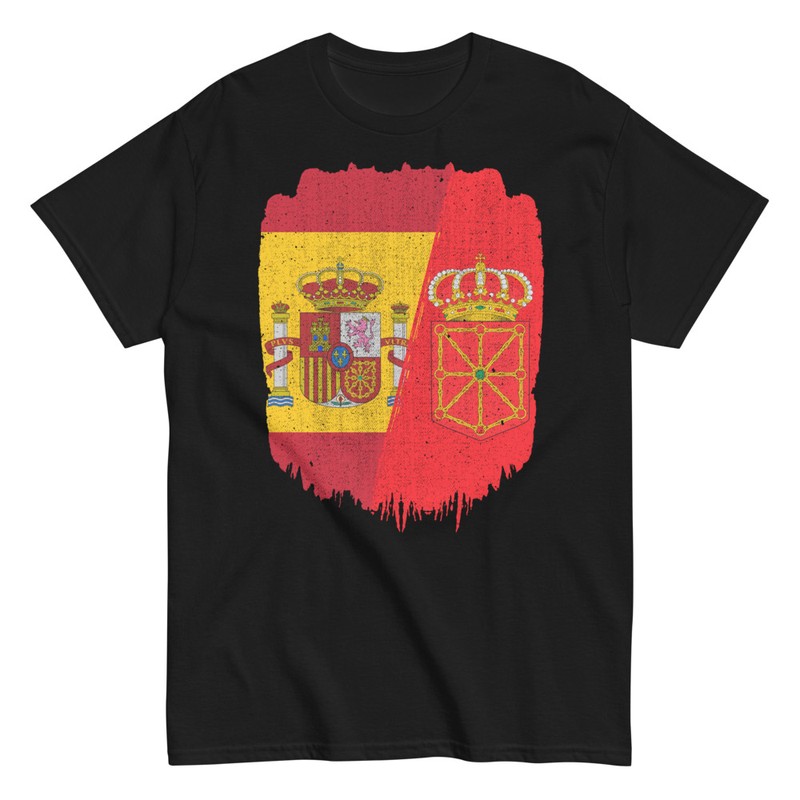 Camisetas: Banderas de España y Navarra