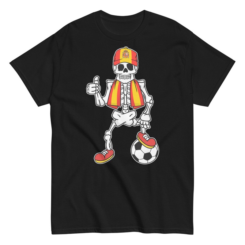 Camisetas: Esqueleto Hincha Selección Española
