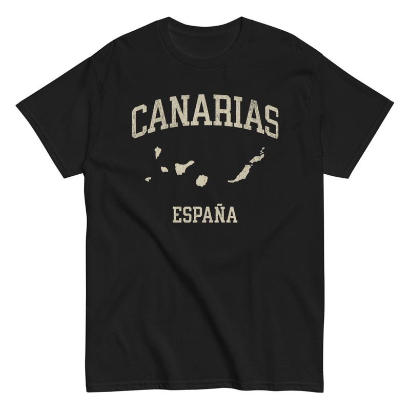 Camisetas: Mapa Islas Canarias España