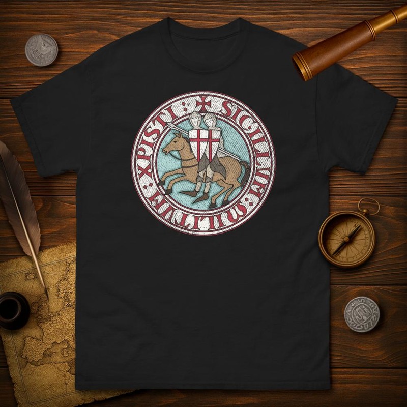 Camisetas: Sigillum Militum Xpisti: Emblema Templario