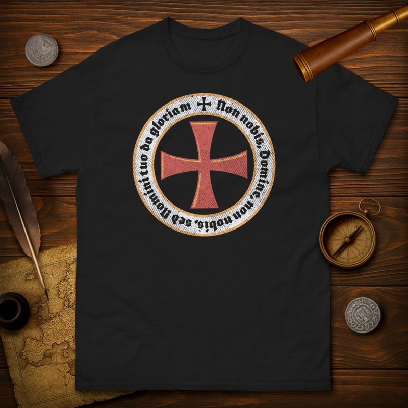 Camisetas: Non Nobis Domine: Emblema Templario