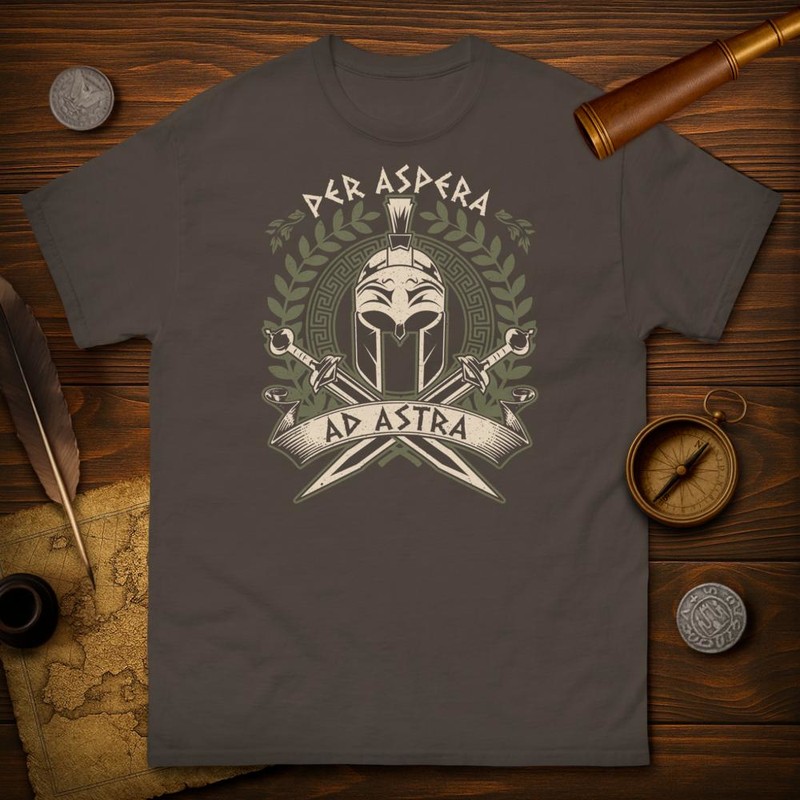 Camisetas: Per Aspera Ad Astra: Camino a las Estrellas