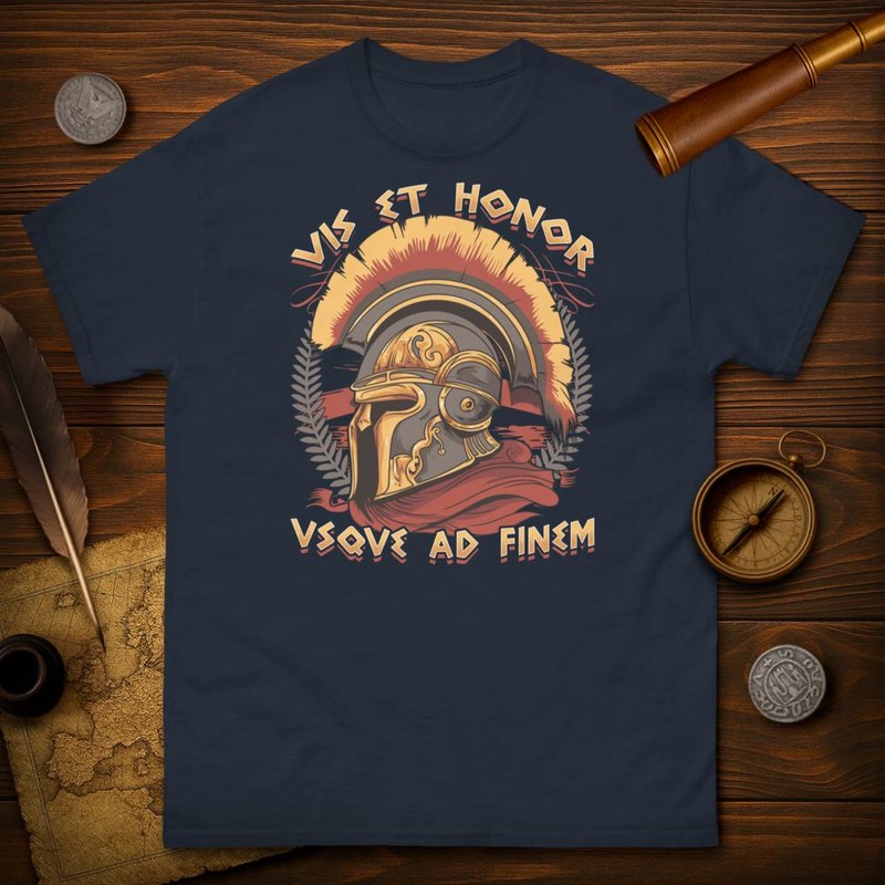 Camisetas: Vis et Honor: Fuerza y Honor