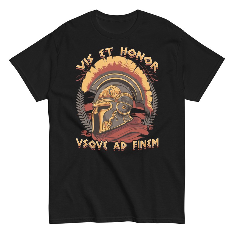 Camisetas: Vis et Honor: Fuerza y Honor