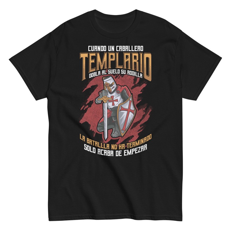 Camisetas: Caballero Templario: Espíritu Guerrero