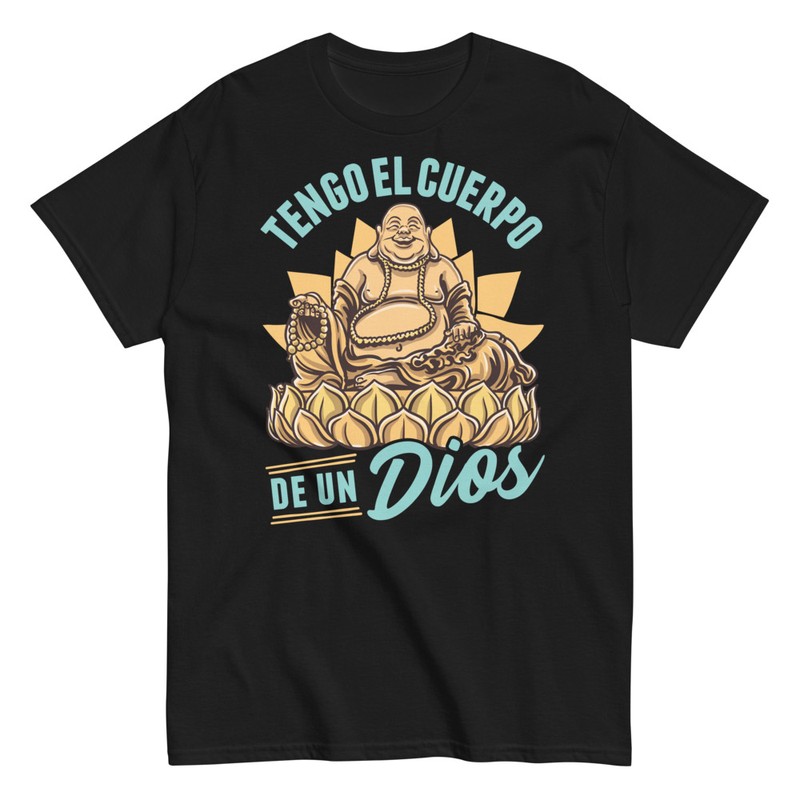 Camisetas: Cuerpo de un Dios: Humor Budista