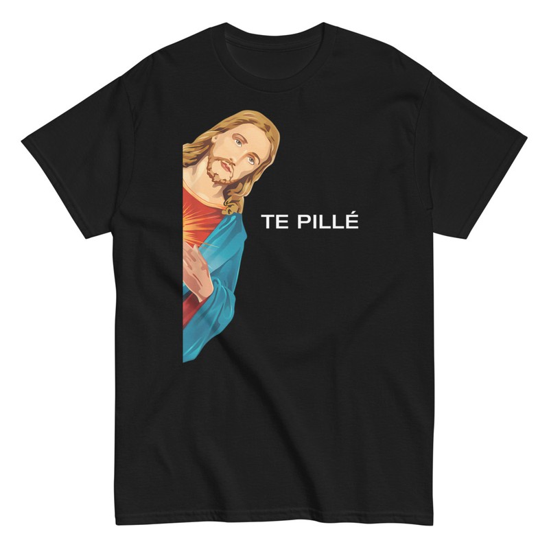 Camisetas: Jesús Te Pillé: Humor Divino