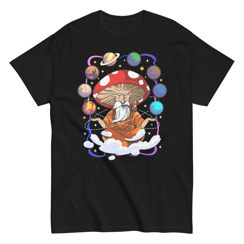 Camisetas: Monje Cósmico: Sabiduría Psicodélica