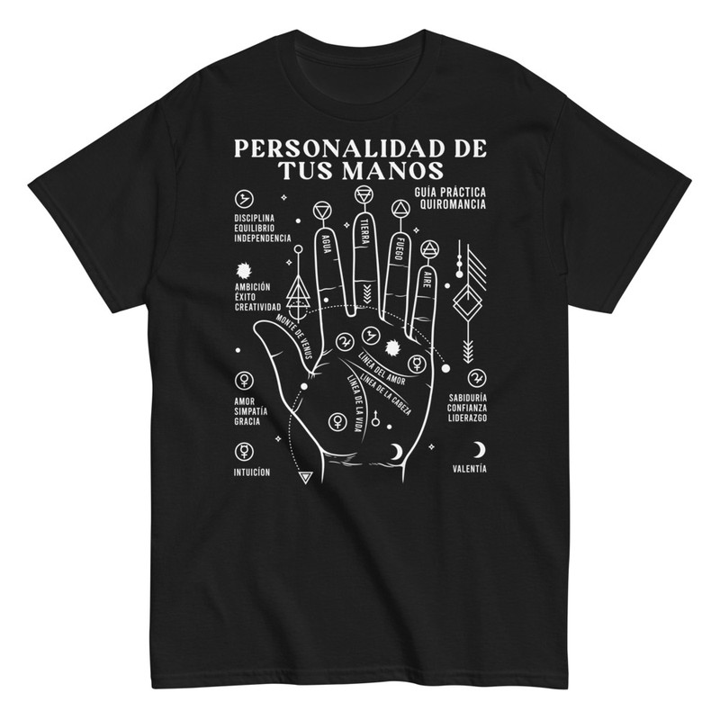 Camisetas: Guía de Quiromancia: Personalidad de tus Manos