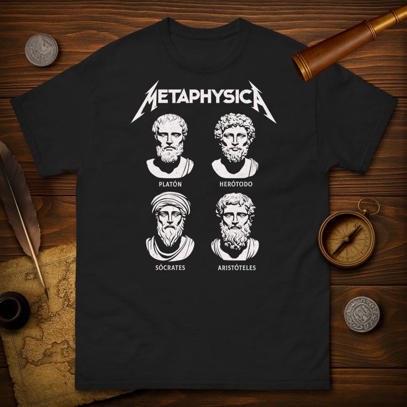 Camisetas: Metafísica: Filósofos Clásicos