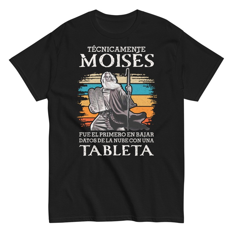 Camisetas: Moisés: Datos de la Nube