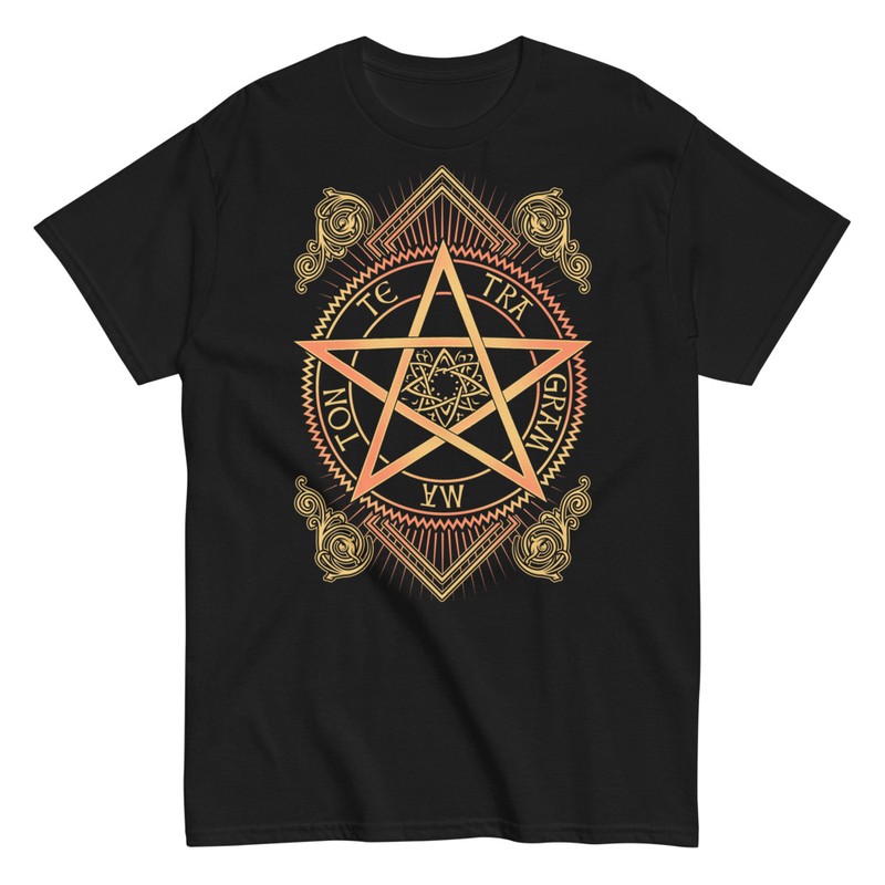 Camisetas: Amuleto Tetragrammaton Pentagrama