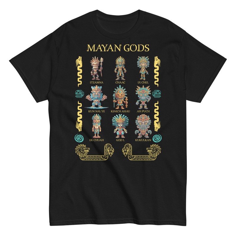 Camisetas: Dioses de la mitología maya