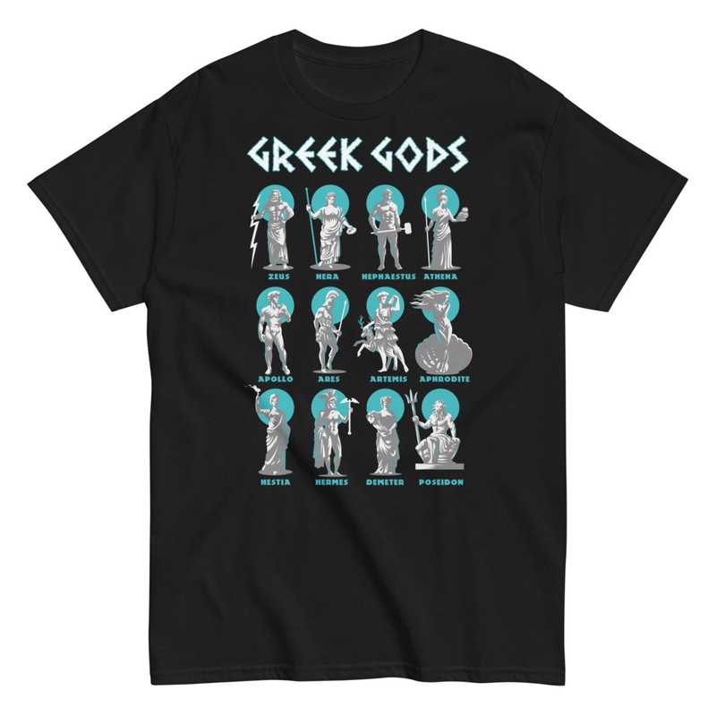 Camisetas: Dioses Griegos Olimpo