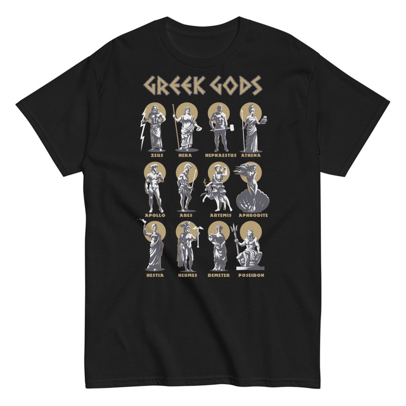 Camisetas: Dioses de la Mitología Griega