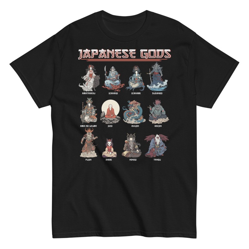 Camisetas: Dioses de la Mitología Japonesa